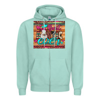 Seafoam best auntie ever Zipper Hoodie - JahusDesignShop