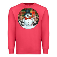 Cardinal western snowman christmas ornament Premium Sweatshirt - Jasminsmagicworld