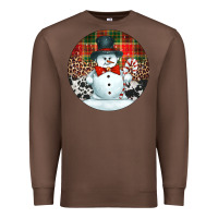 Chestnut western snowman christmas ornament Premium Sweatshirt - Jasminsmagicworld