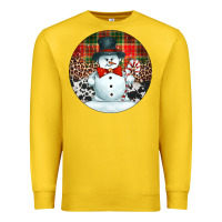 Lemon western snowman christmas ornament Premium Sweatshirt - Jasminsmagicworld