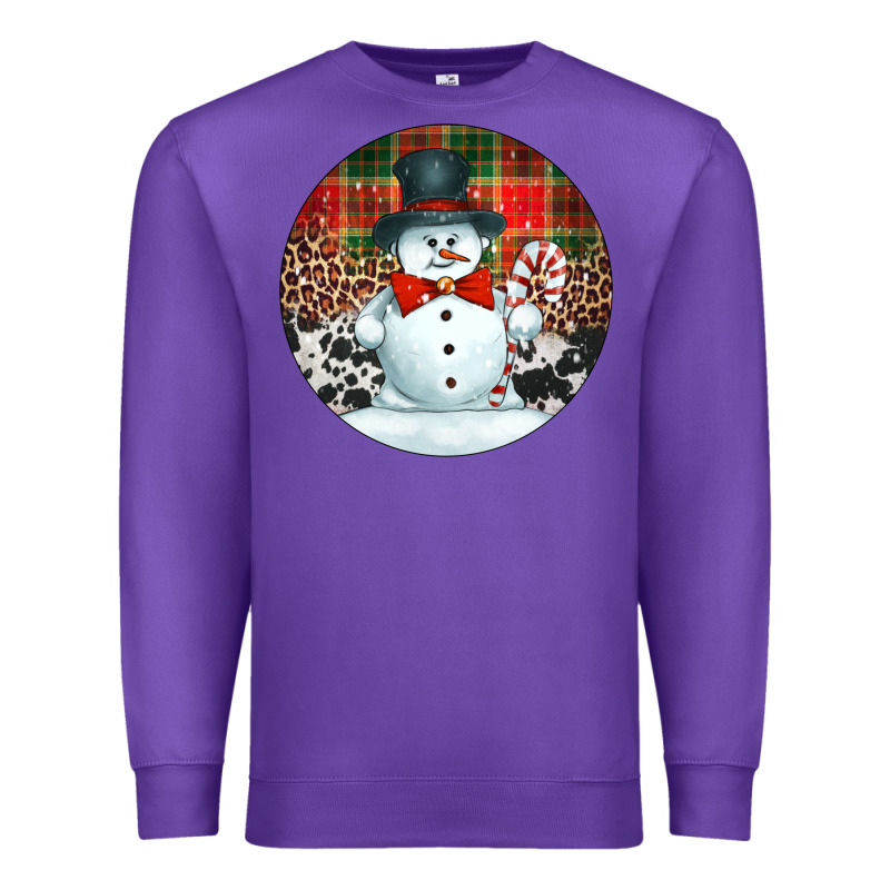 Western Snowman Christmas Ornament Premium Sweatshirt by Jasminsmagicworld | Teevron