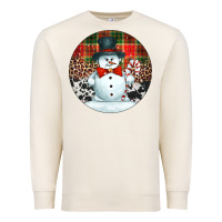 Sandshell western snowman christmas ornament Premium Sweatshirt - Jasminsmagicworld