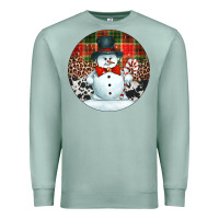 Seafoam western snowman christmas ornament Premium Sweatshirt - Jasminsmagicworld