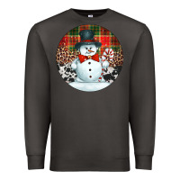 Smoke western snowman christmas ornament Premium Sweatshirt - Jasminsmagicworld