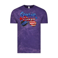 Cloud Purple cousin crew Vintage Tee - Zillion Design Studio