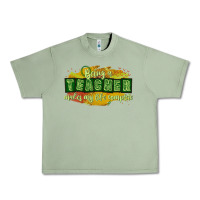 Oil Green being a teacher makes my life complete Urban Heavy Tee - texasbilliewilder