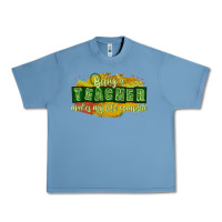 Pebble Blue being a teacher makes my life complete Urban Heavy Tee - texasbilliewilder