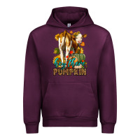 Mauve Wine Hey There Pumpkin Fall Urban Hoodie - LillyAllenDesigns
