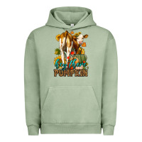 Pigment Oil Green Hey There Pumpkin Fall Urban Hoodie - LillyAllenDesigns