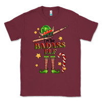 Burgundy im the badass elf Classic Tee - FaDigitalArtStudio