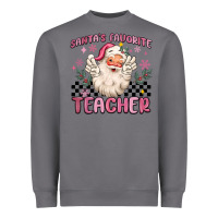 Storm santa's favorite teacher Heavyweight Sweatshirt - MaliasSmallBusiness