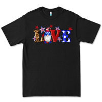 Black american flag gnomes love Premium Tee - Artiststas