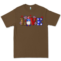 Cacao american flag gnomes love Premium Tee - Artiststas