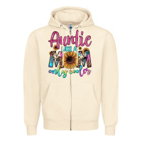 Sandshell auntie like a mom Zipper Hoodie - JahusDesignShop