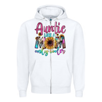 White auntie like a mom Zipper Hoodie - JahusDesignShop