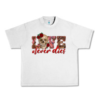 Lunar Rock love never dies skull Urban Heavy Tee - RanaPortraitStore