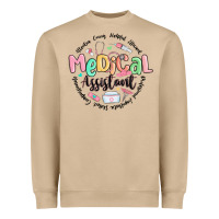 Mushroom medical assistant nurse Heavyweight Sweatshirt - MaliasSmallBusiness