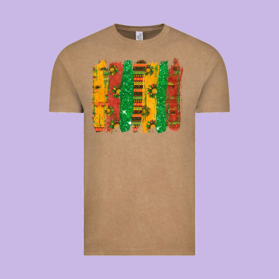 Vintage Tee black history brushstroke