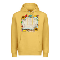 Antique Gold school your text here Premium Hoodie - NancyCooperArtShop