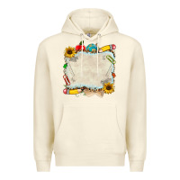 Sandshell school your text here Premium Hoodie - NancyCooperArtShop