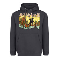 Smoke aint goin down til the sun comes up cowboy Heavyweight Hoodie - NancyCooperArtShop