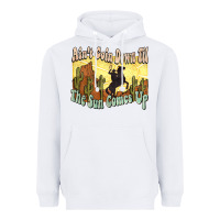 White aint goin down til the sun comes up cowboy Heavyweight Hoodie - NancyCooperArtShop
