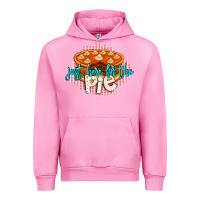 Fuchsia Pink Just Here For The Pie Urban Hoodie - LillyAllenDesigns