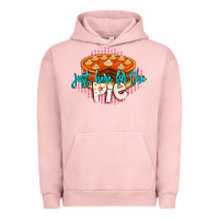 Pigment Salmon Just Here For The Pie Urban Hoodie - LillyAllenDesigns