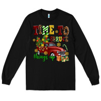 Black time to spruce things up Long Sleeve Tee - AdoDesignShop