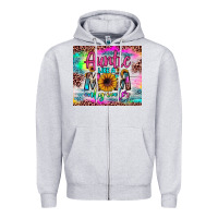 Heather Grey auntie like a mom Zipper Hoodie - JahusDesignShop
