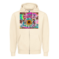 Sandshell auntie like a mom Zipper Hoodie - JahusDesignShop