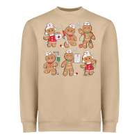 Mushroom nurse gingerbread Heavyweight Sweatshirt - MaliasSmallBusiness