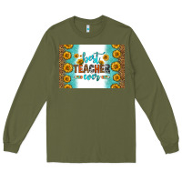 Army Green best teacher ever skinny metal can holder Long Sleeve Tee - HRA Design Shop
