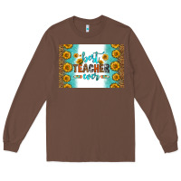 Chestnut best teacher ever skinny metal can holder Long Sleeve Tee - HRA Design Shop