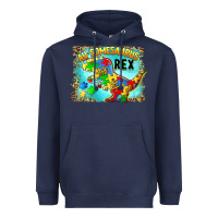 Navy au somesaurus rex Heavyweight Hoodie - BarkalooDesign
