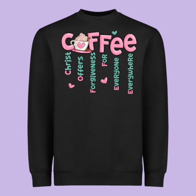 Heavyweight Sweatshirt coffee and christ