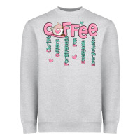 Heather Grey coffee and christ Heavyweight Sweatshirt - MaliasSmallBusiness