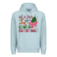Blue Mist get in loser we're slaying christmas Premium Hoodie - MaliasSmallBusiness