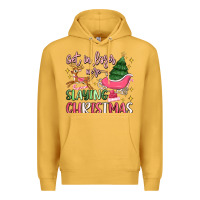 Mustard get in loser we're slaying christmas Premium Hoodie - MaliasSmallBusiness