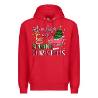 Red get in loser we're slaying christmas Premium Hoodie - MaliasSmallBusiness