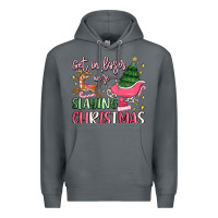 Rock get in loser we're slaying christmas Premium Hoodie - MaliasSmallBusiness