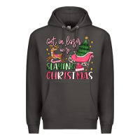 Smoke get in loser we're slaying christmas Premium Hoodie - MaliasSmallBusiness