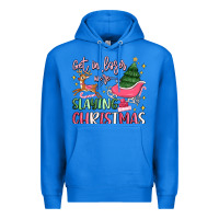 True Royal get in loser we're slaying christmas Premium Hoodie - MaliasSmallBusiness