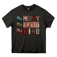 Asphalt be merry be jolly be kind Heavy Core Tee - SublimationCraftShop