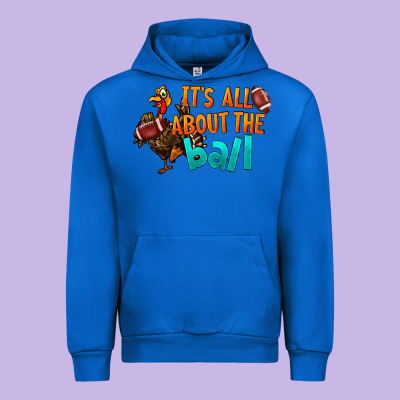It's All About The Ball Urban Hoodie Designed By Lillyallendesigns