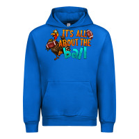 Cobalt It's All About The Ball Urban Hoodie - LillyAllenDesigns