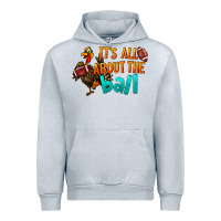 Heather Grey It's All About The Ball Urban Hoodie - LillyAllenDesigns