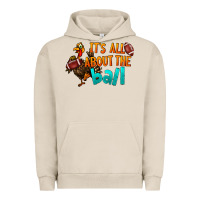 Pigment French Oak It's All About The Ball Urban Hoodie - LillyAllenDesigns