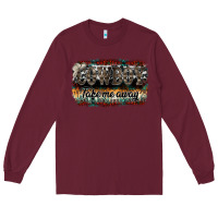 Burgundy cowboy take me away Long Sleeve Tee - SublimationCraftShop