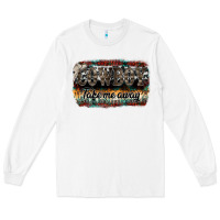 White cowboy take me away Long Sleeve Tee - SublimationCraftShop